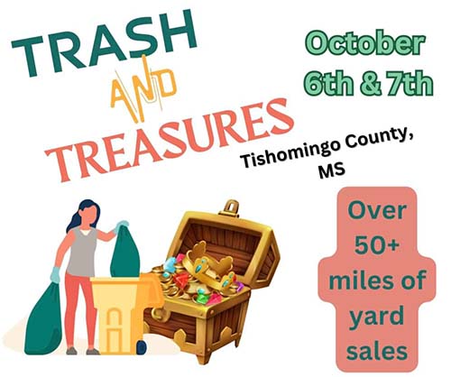 Trash and Treasures Tenn-Tom Yard Sale - Tishomingo County, Mississippi