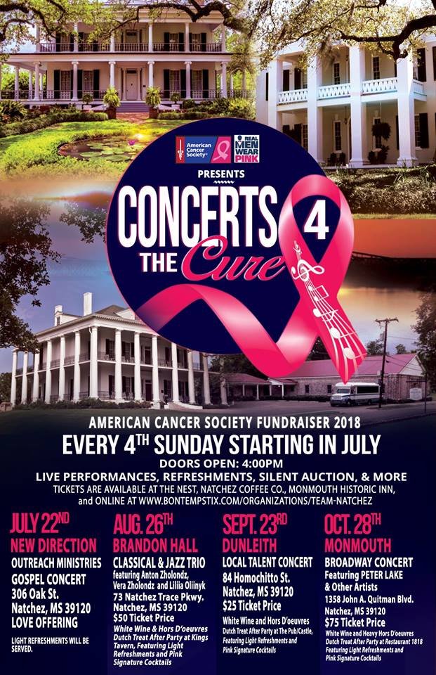 Concerts for the Cure - Natchez, Mississippi