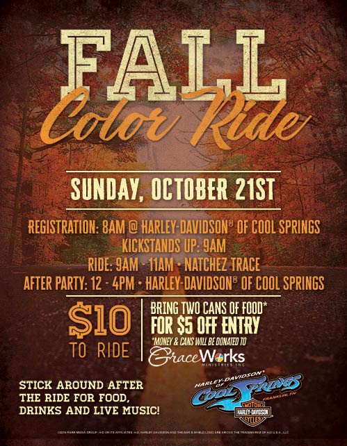 Fall Color Motorcycle Ride - Franklin, Tennessee