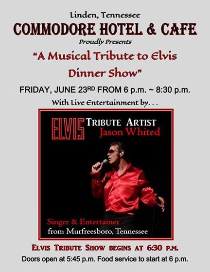 Elvis Tribute Dinner Show