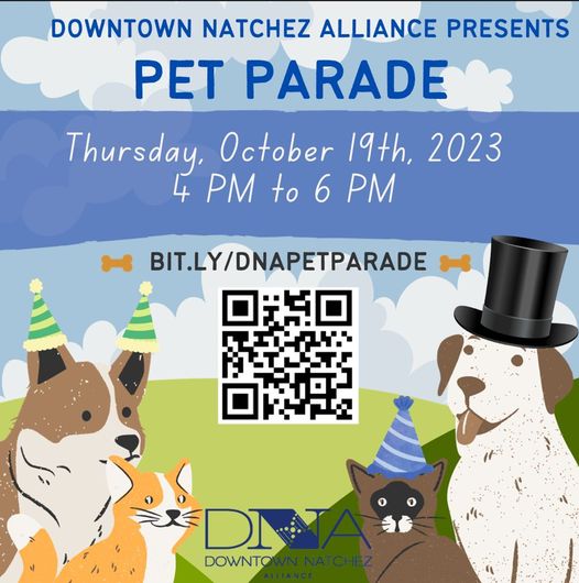 Downtown Natchez Pet Parade