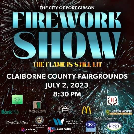 Port Gibson Fireworks Show