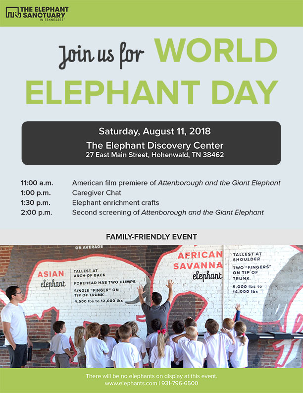 World Elephant Day - Hohenwald, Tennessee