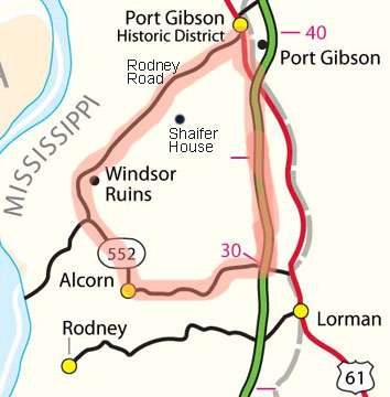 Windsor Ruins Loop Route