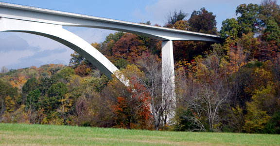 Double Arch Bridge - Tennessee Fall Foliage