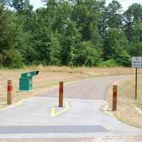 Mississippi - The northern terminus of the Multi-Use path at the Reservoir Overlook site.