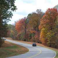 Natchez Trace Parkway: Nashville - Franklin | Fall foliage near the northern terminus.
