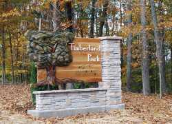 Timberland Park - Entrance Sign
