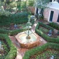 View of the Courtyard from the second floor of the Garconniere.