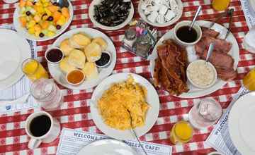 Breakfast is served all day, every day at The Loveless Cafe - Nashville, Tennessee.