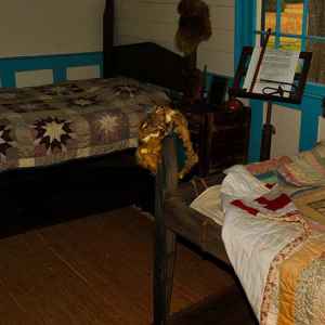 Visitors can view several rooms as they were in the early 1800s.