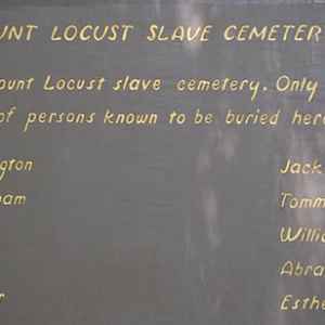 A cemetery holds the remains of about 43 enslaved workers at Mount Locust.