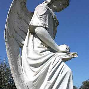 The Turning Angel at Natchez Cemetery