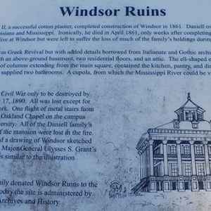 Windsor Ruins Information Sign