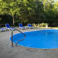 Canemount's in-ground swimming pool.