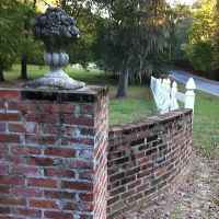 The front gate entrance.