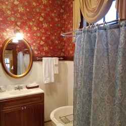 Red Room private bathroom.