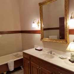 Mahogany Room with private bathroom.