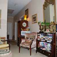 Guest Sitting Room with movies, books and snacks