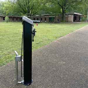 Bicycle Repair Station at the Parkway Visitor Center in Tupelo - Natchez Trace Parkway