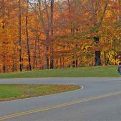 Motorcycle near milepost 440.