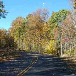 Road connecting the parkway to Timberland Park.