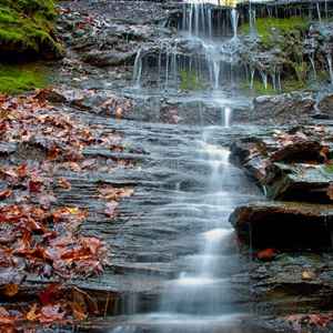 Columbia - Centerville area: Jackson Falls on an early November fall day.