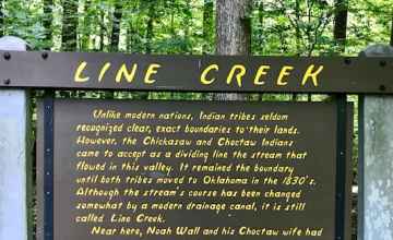 Interpretive Sign at Line Creek