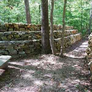 Wichahpi Commemorative Stone Wall (Te-lah-nay's Wall) - Florence, Alabama