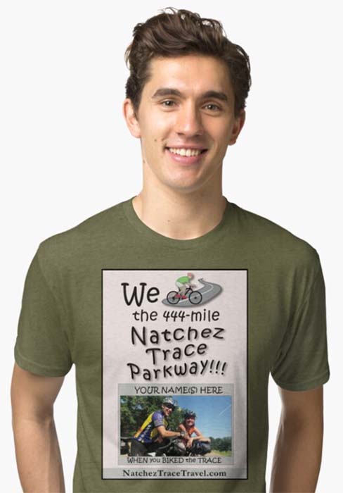 Tri-blend T-Shirts | We Bicycled the Natchez Trace Merchandise
