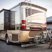 Three RV hookup sites have access to full amenities.