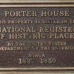 National Register of Historic Places - Porter House - Raymond, Mississippi