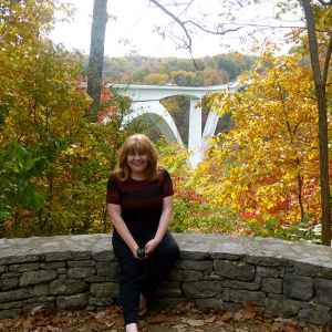 Tennessee - Photo Op at Double Arch Bridge - Natchez Trace Fall Foliage - October 30 - Photographer: Mike House