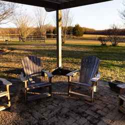 Pergola sitting area