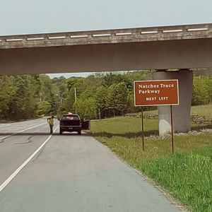 Exit TN Hwy 46 onto the Parkway (puts you on the Parkway at milepost 428)
