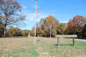 Pioneer Cemetery at the Meriwether Lewis site - milepost 385.9