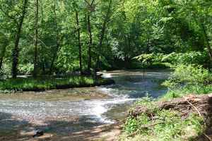 Metal Ford and Buffalo River at milepost 382.8