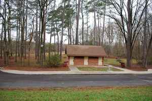 Restroom at Coles Creek - milepost 17.5 - Mississippi