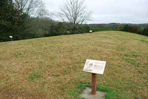 Mangum Indian Mound at milepost 45.7