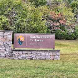 Entrance to the Natchez Trace Parkway.