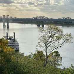 View of Mississippi River from the Natchez Bluff